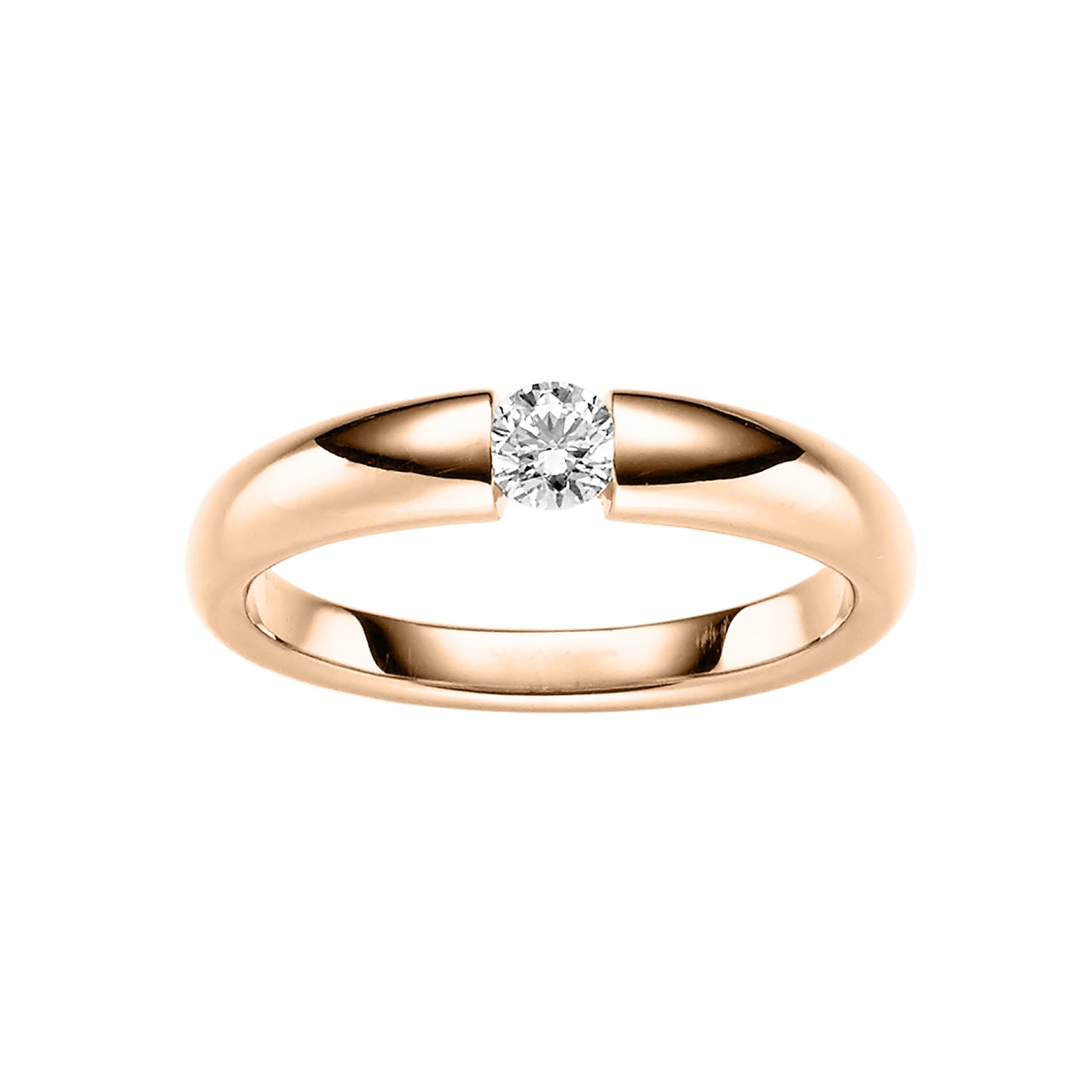 Solitärring, Rotgold, 10-0997973