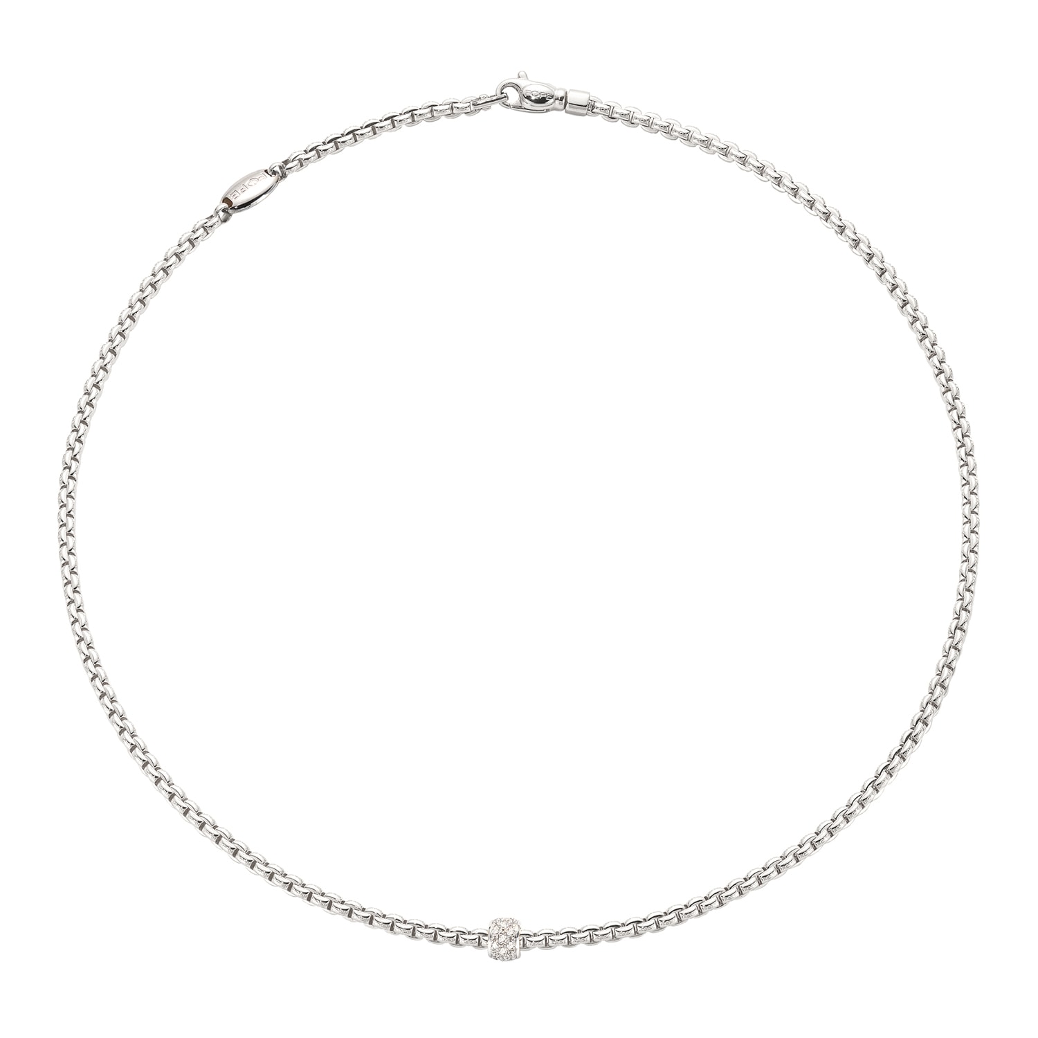 Brillant-Collier Eka, WG, 43 cm, 73001CX_PB_B_XBX_043