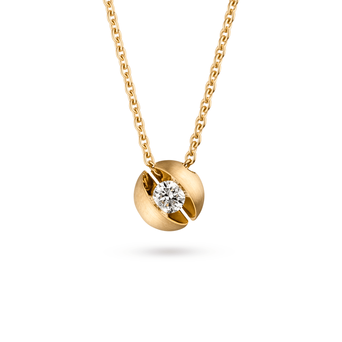114 CALL2 15, Calla Anhänger, Geldbold, 0,14ct