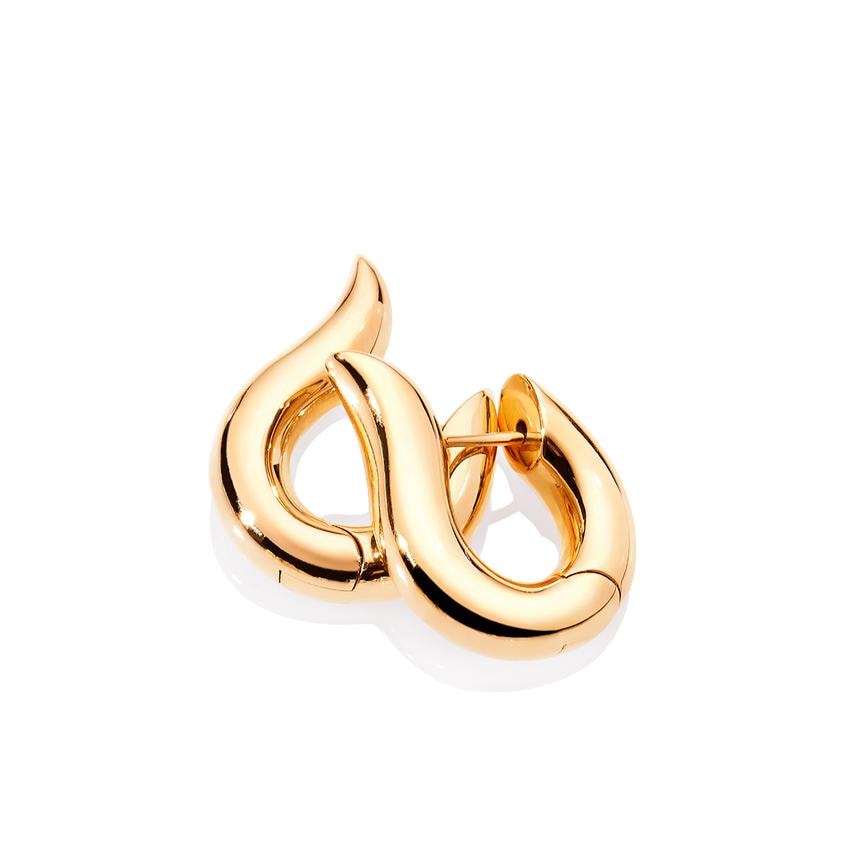 SIGNATURE Hoops Ohrringe large 18K Gelbgold, E-Ho-l-yg