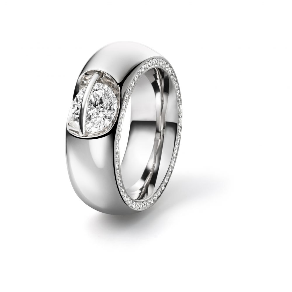 L1062 WG Liberté Ring, ab 0;50CT
