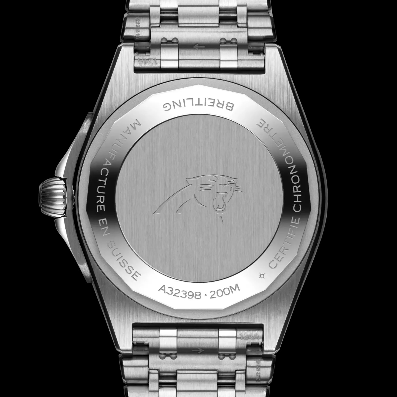 BREITLING Chronomat Automatic GMT 40 NFL Carolina Panthers Edition, A32398E11C1A1