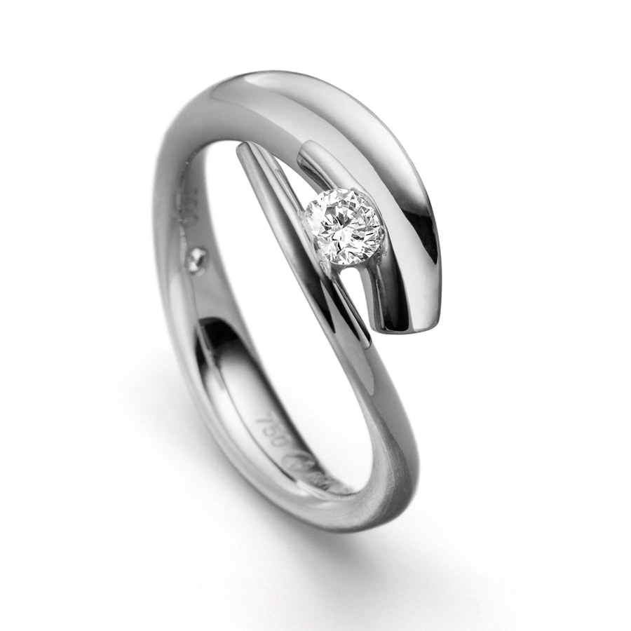 Diamantring Protegé Weißgold