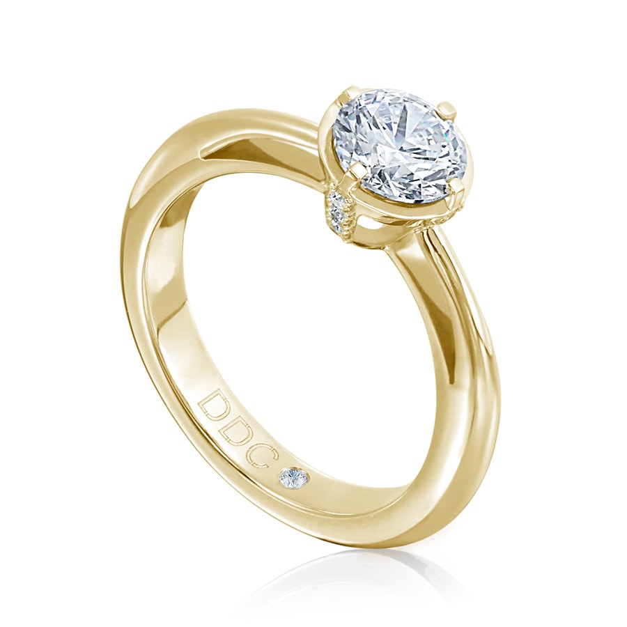 Verlobungsring 'Royal' in Gelbgold