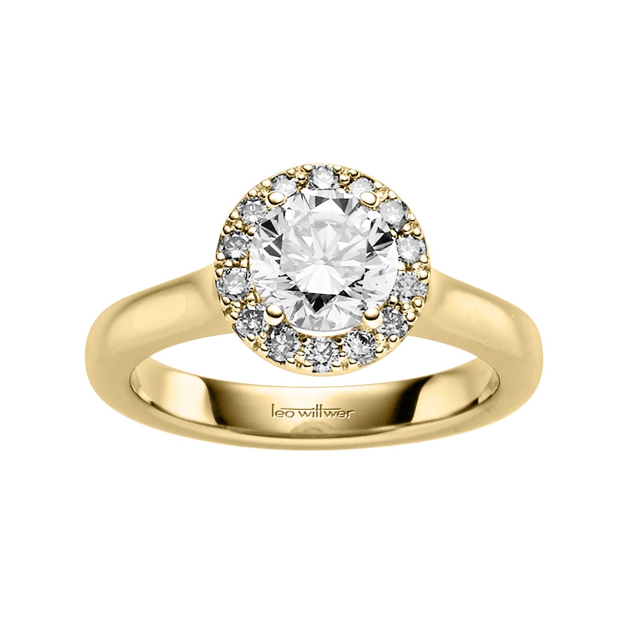 Candlelight Solitaire,Gelbgold 750, 11-0980270-1100, Weiße Brillanten
