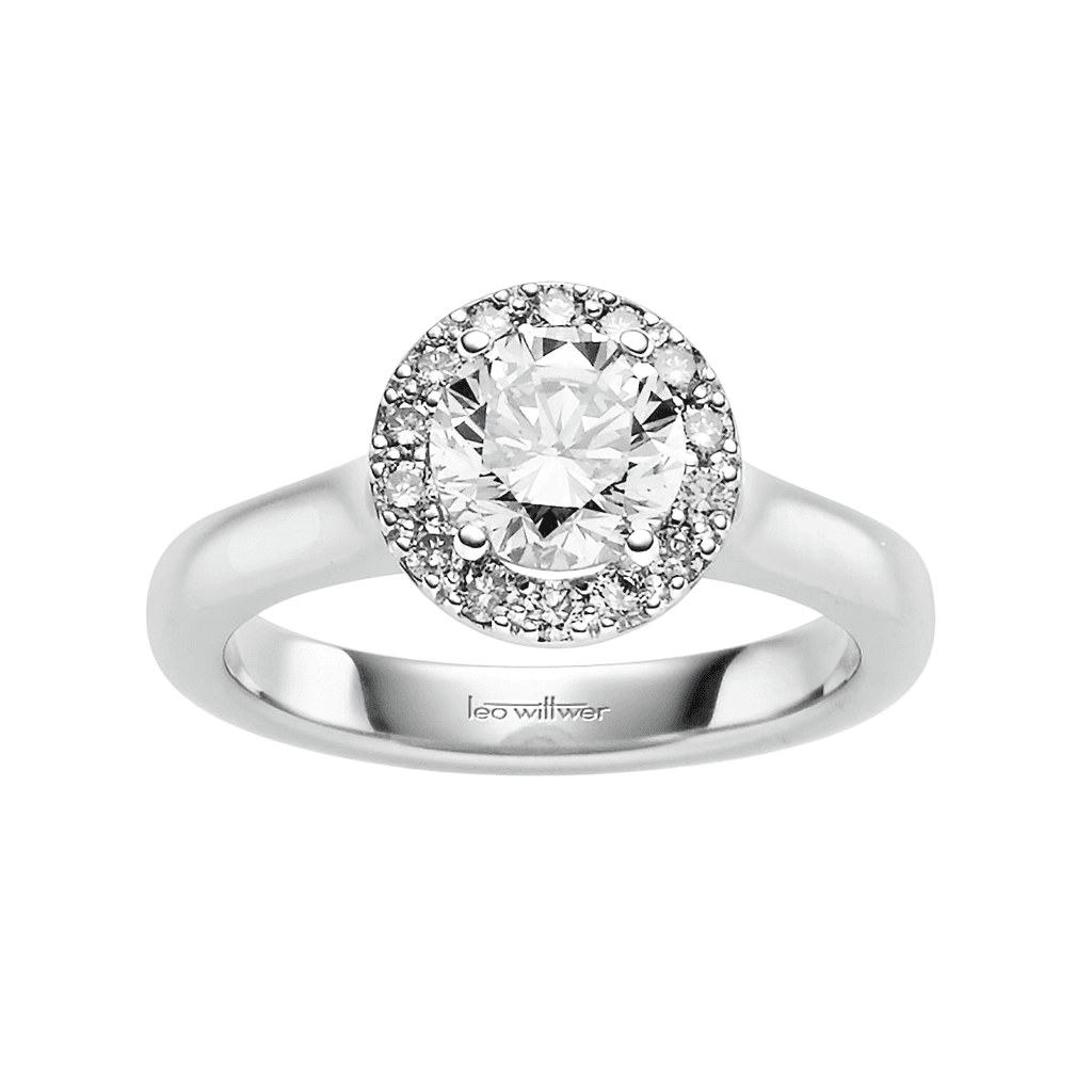 Candlelight Solitaire,Weißgold 750, 11-0980271-1911, Weisse Brillanten