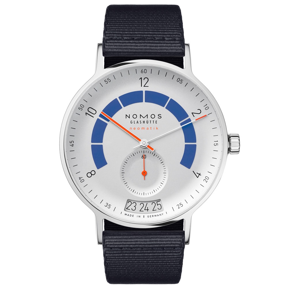 Nomos Glashütte Autobahn neomatik 41 Datum sportgrau