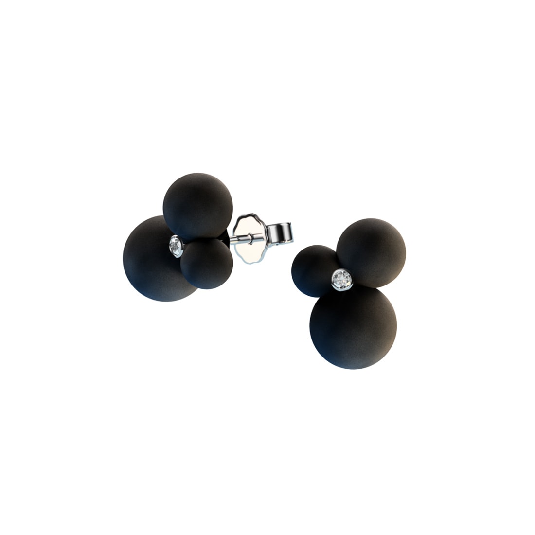 Ohrstecker aus Kautschuk, O9026