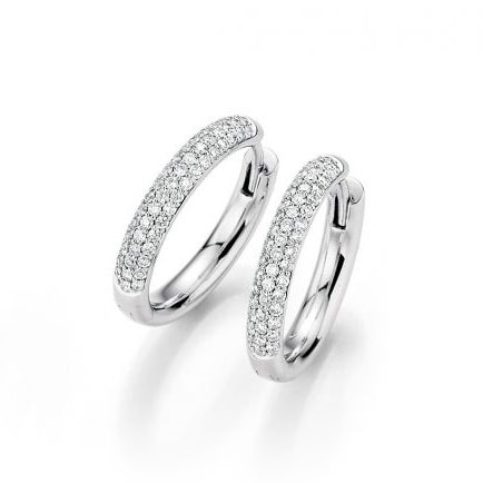 Creolen mit Diamantpavé
